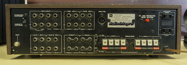 TOSHIBA SB-404 : connectique.