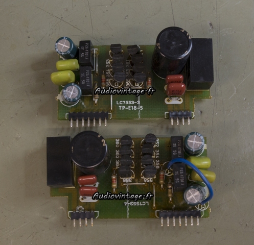 Yamaha C-2x : condensateurs chimiques à remplacer.