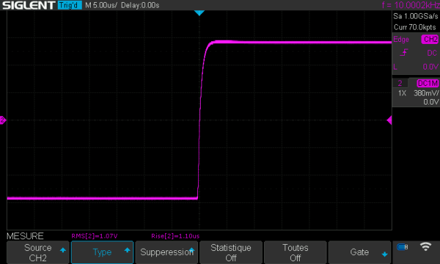 Yamaha C-2x : temps-de-montee-a-10khz